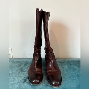 Frye Mellisa 2 Wide Calf Boots in cognac